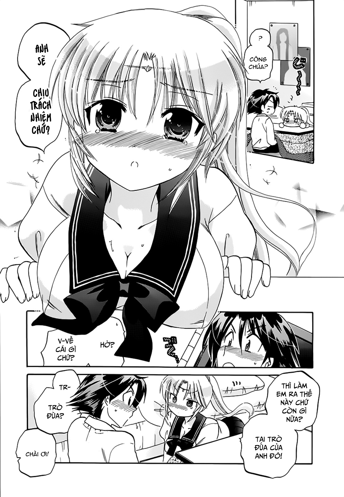 Đọc truyện hentai Iinari Princess - Chap 8.5: Công chúa và Kotatsu (HẾT)