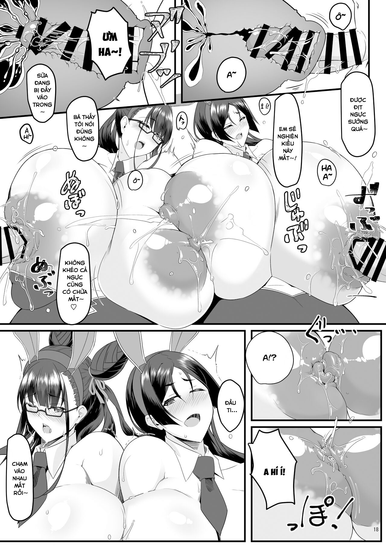 Đọc truyện hentai Sou Nadeshiko to Hitomi Au - Zú sẫm