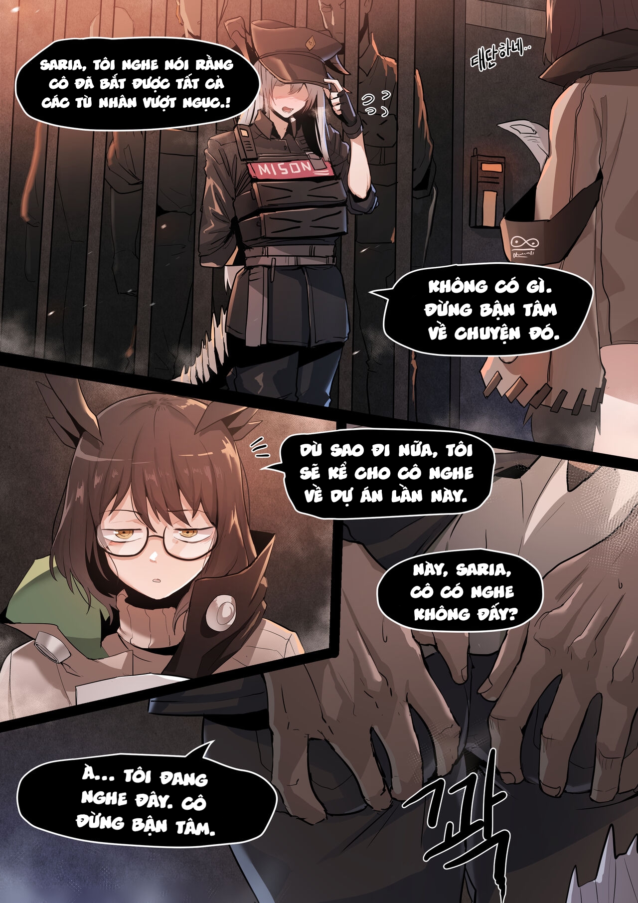 Đọc truyện hentai Nữ quản ngục damdang (Arknights) - Oneshot