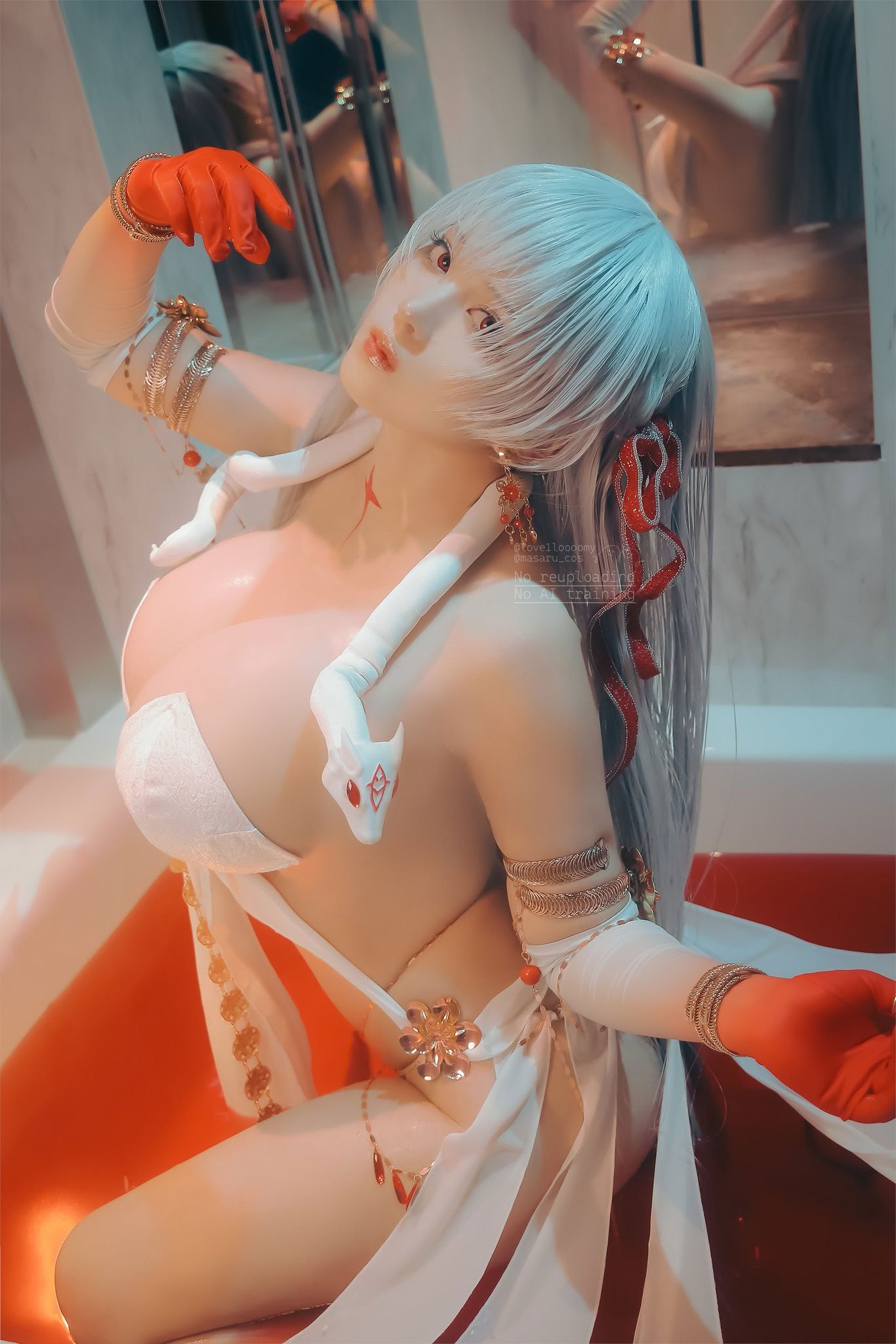 Đọc truyện hentai Tuyển tập Albums siêu phẩm Cosplay - Chap 1242 - Rumi Twins - Durga
