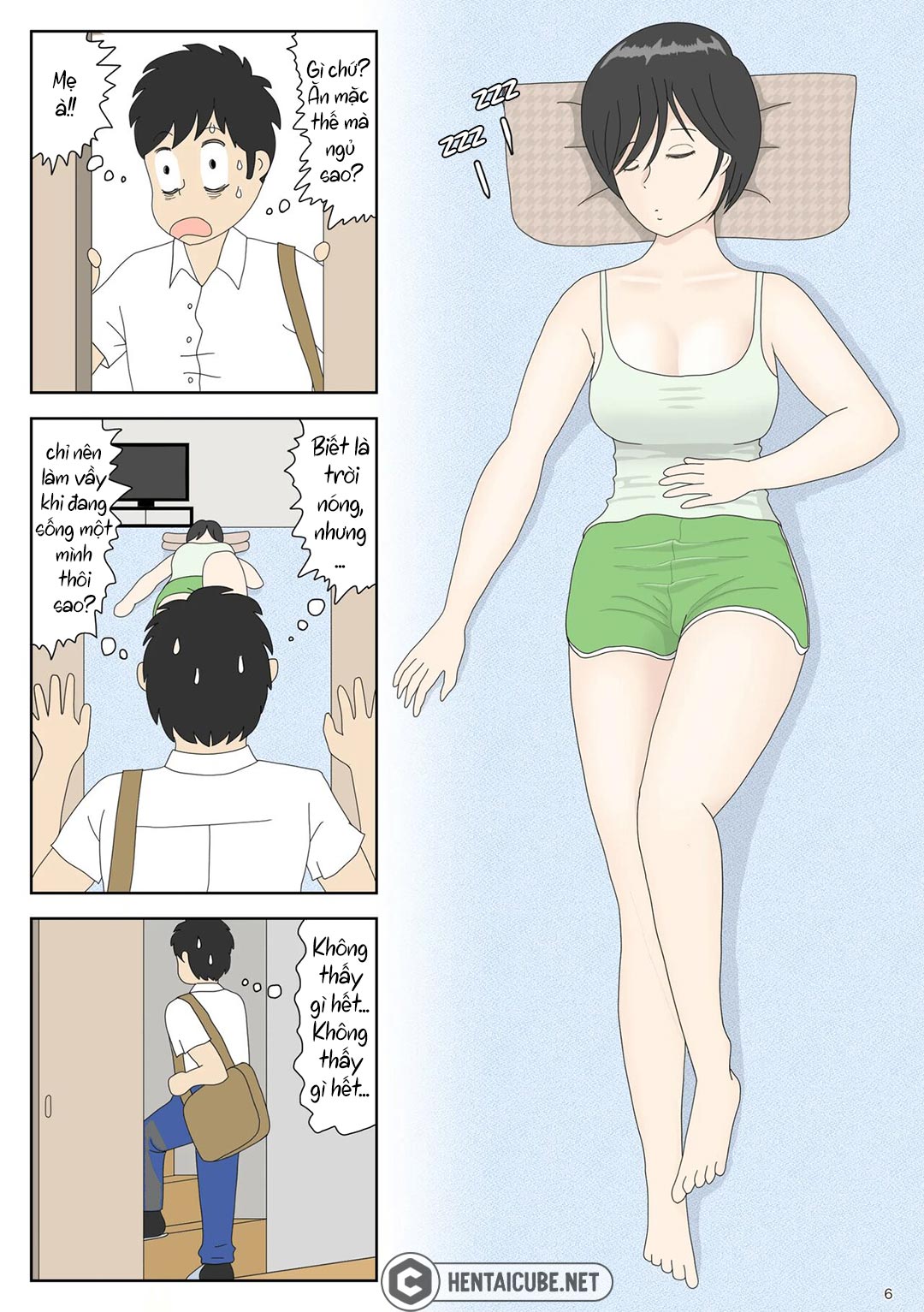 Đọc truyện hentai Bị mẹ phát hiện đang rình trộm thủ dâm - Chap 2 - Cha ở kế bên