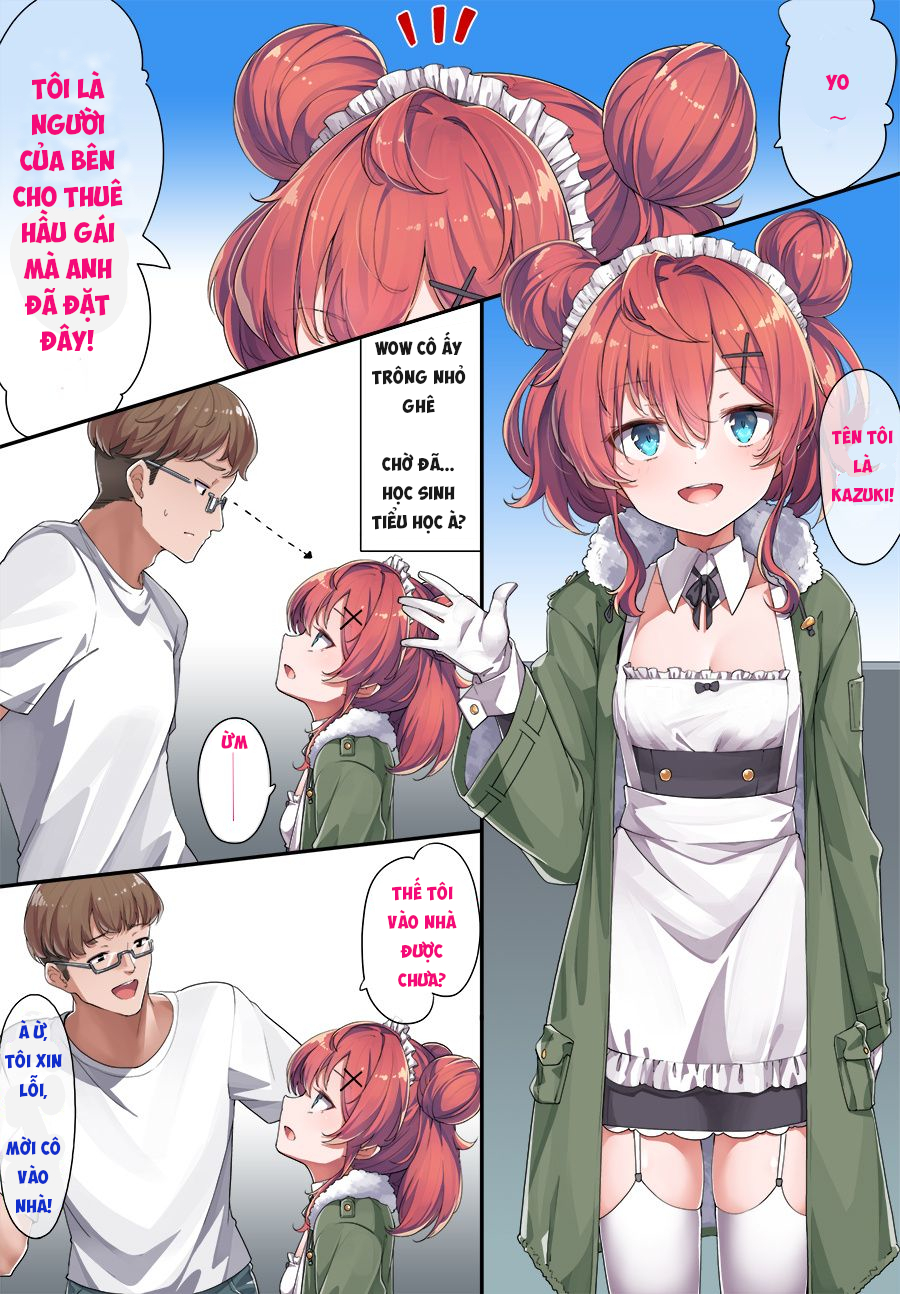 Đọc truyện hentai Dịch vụ đặc biệt của hầu gái Kazuki (full màu) - Phần 1