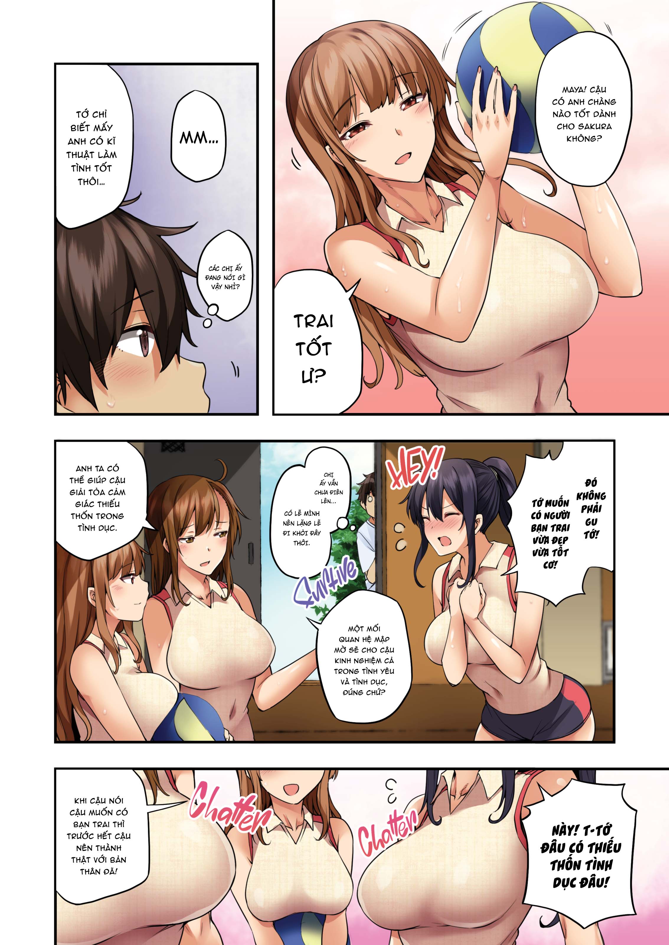 Đọc truyện hentai Trận Bóng Chuyền Không Cân Sức - Chap 1