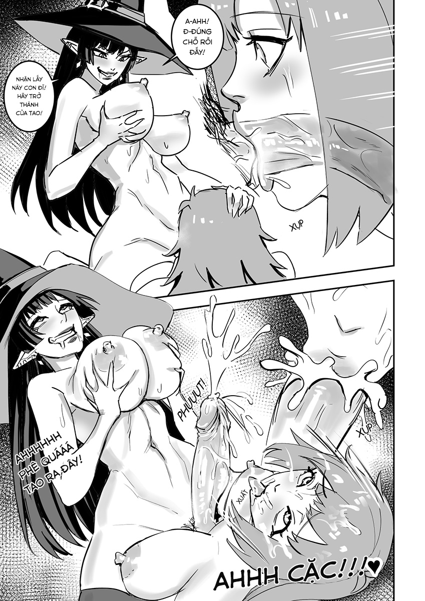 Đọc truyện hentai Sự điên rồ của phù thủy - Chap 2 - [END]