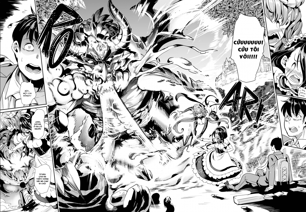 Đọc truyện hentai Dàn Harem tại dị giới - Chap 1