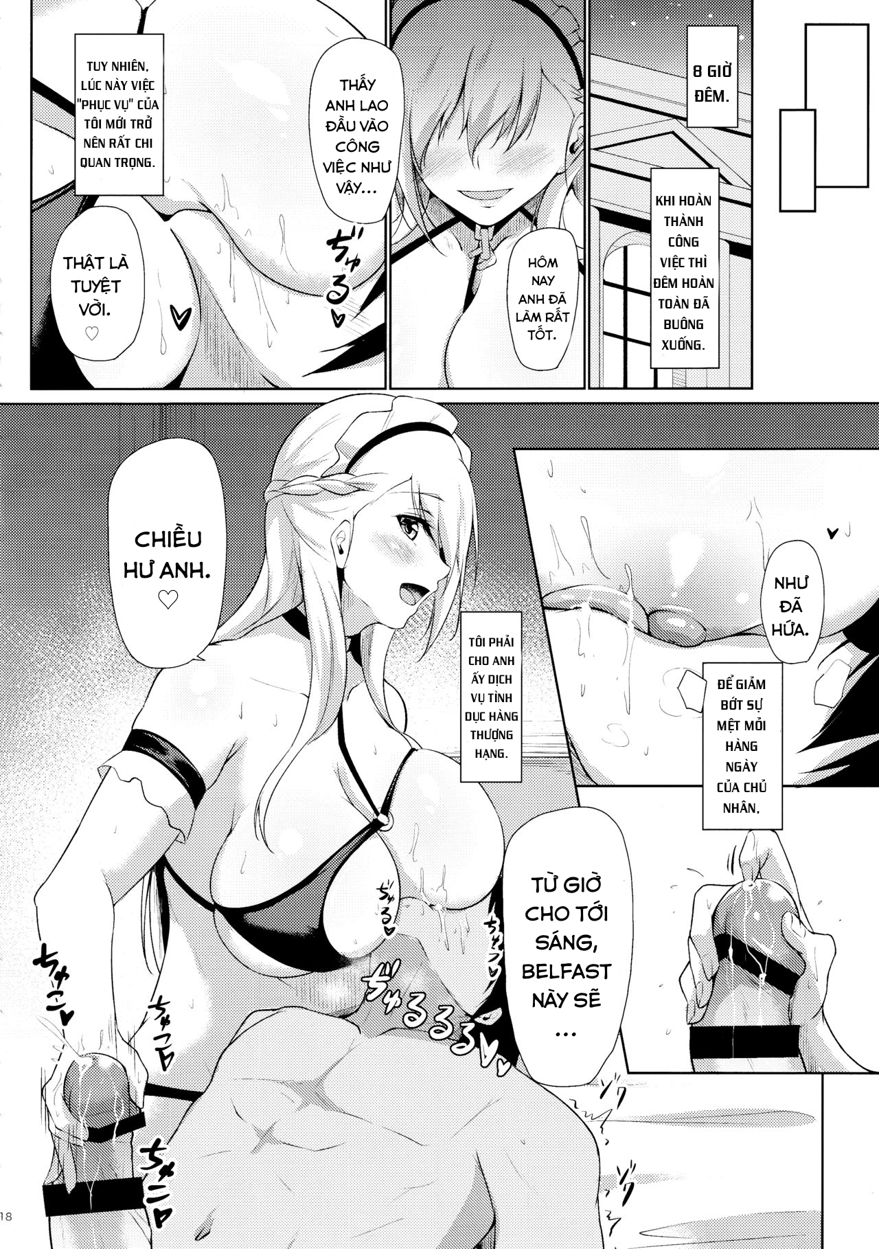 Đọc truyện hentai Belfast ni Amaetai!! (Azur Lane) - Oneshot