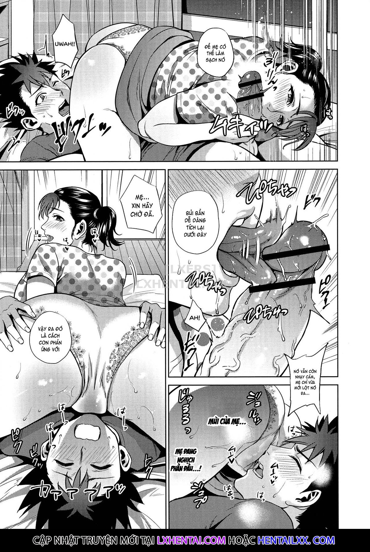 Đọc truyện hentai The Day I Connected With Mom - Chap 8