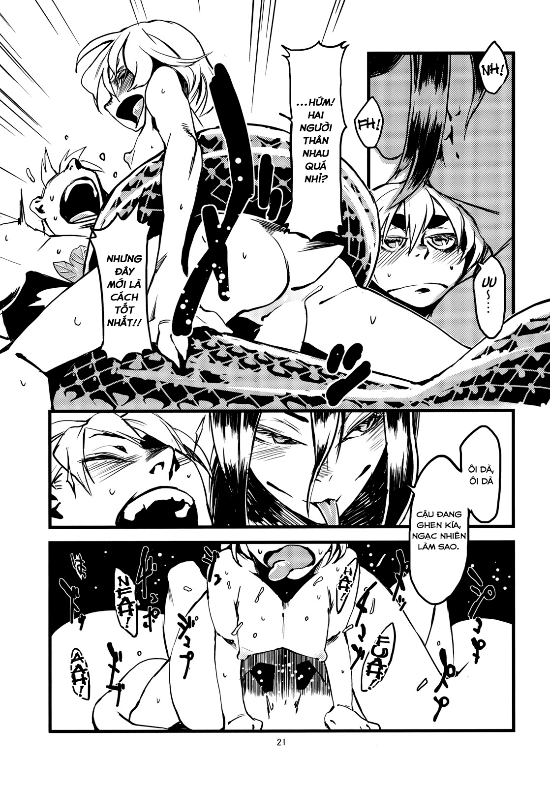 Đọc truyện hentai Kẻ làm điều ác phi nhân loại - Chap 3.0: Ếch và Rắn