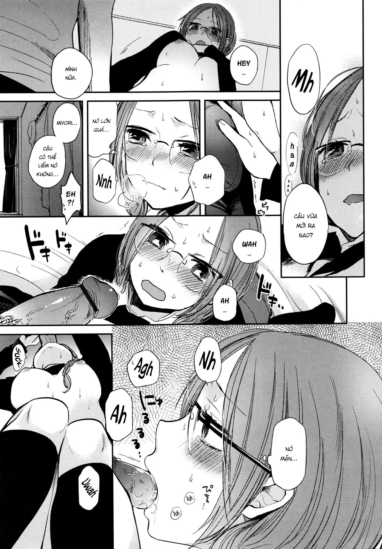 Đọc truyện hentai Muốn thêm 1 lần nữa chứ? - Chap 2: Tình yêu với cô nàng 4 mắt