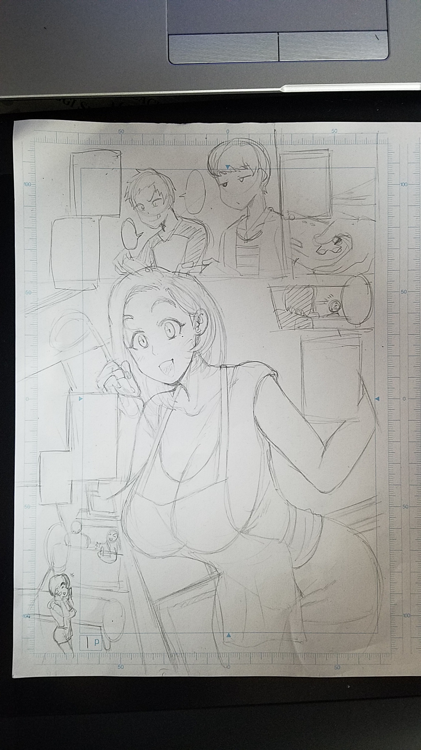 Đọc truyện hentai Naomi-san is my Sex-Friend - Chap 1 (rough sketch ver)