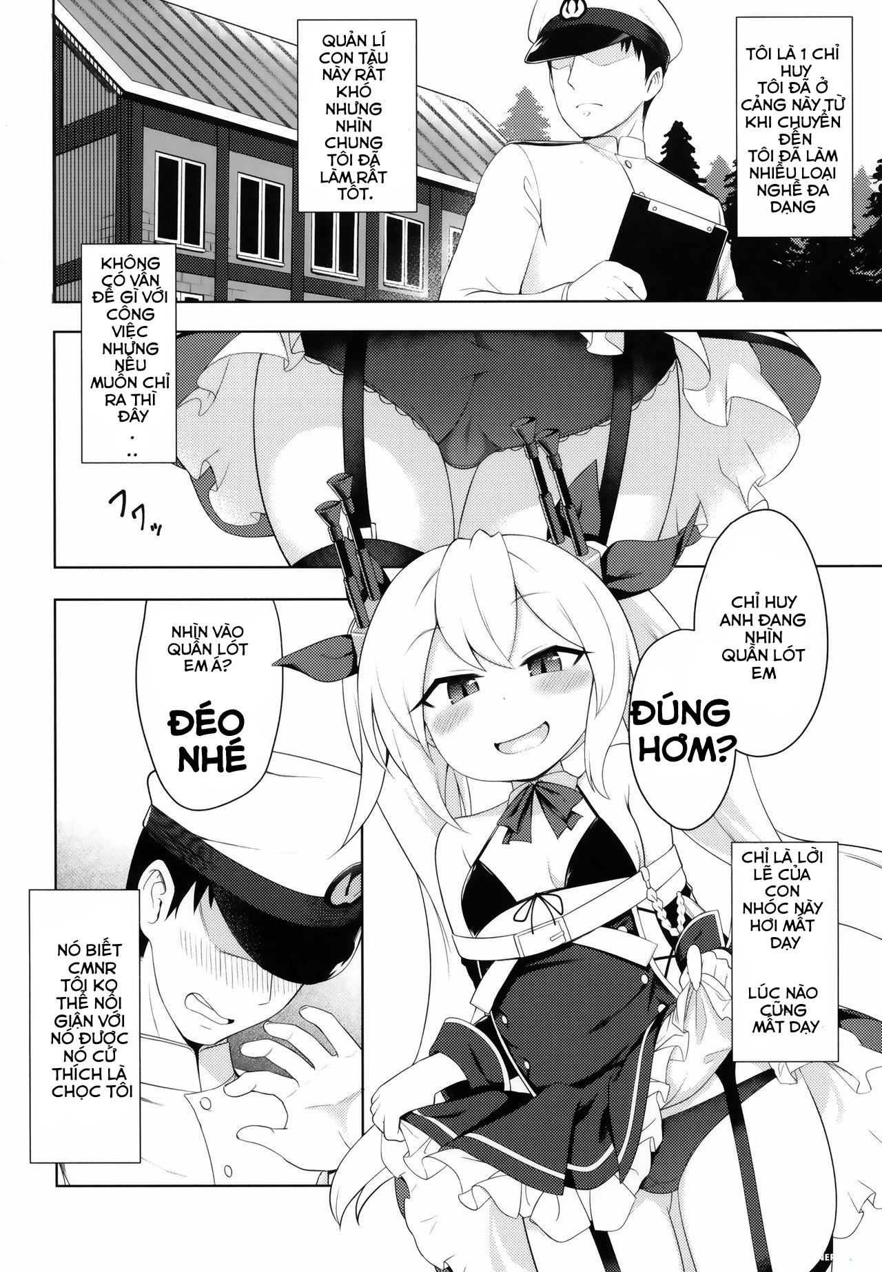 Đọc truyện hentai [Azur lane] Namaiki Kuchikukan Wakarase Challenge - Oneshot