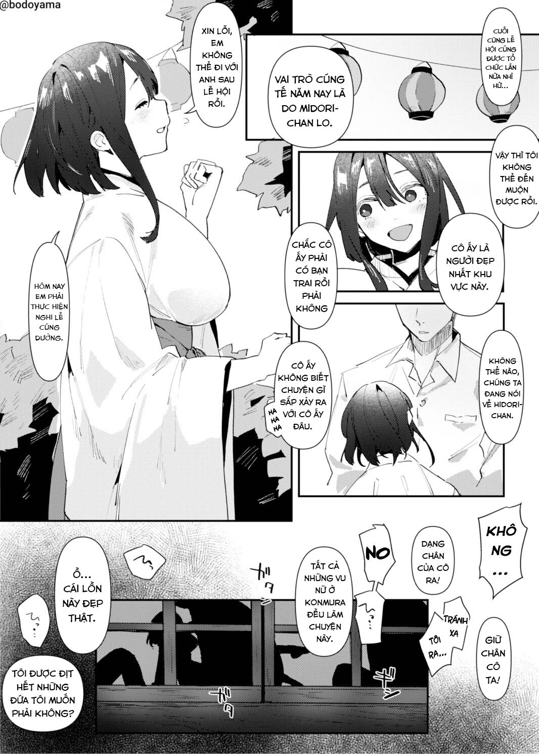 Đọc truyện hentai Mura no Miko to Shite Shojo o Sasage Saserareru Hanashi - Oneshot