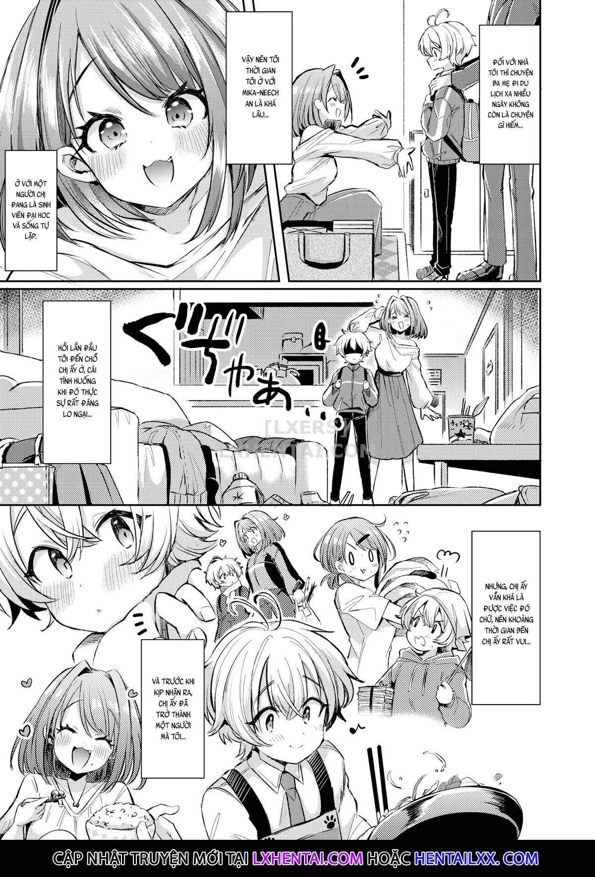 Đọc truyện hentai Mika-neechan & Chiaki-kun - Oneshot