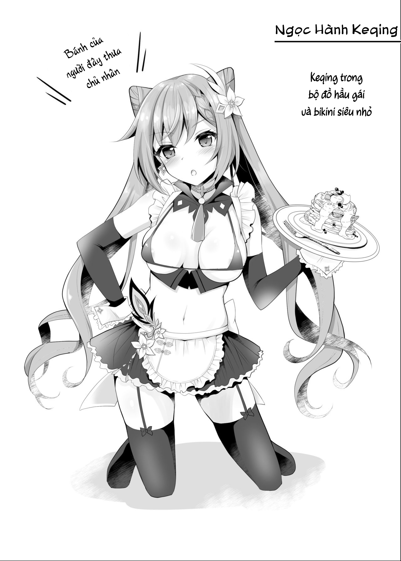 Đọc truyện hentai Ngọc Hành Keqing và hợp đồng nô lệ tình dục - Oneshot