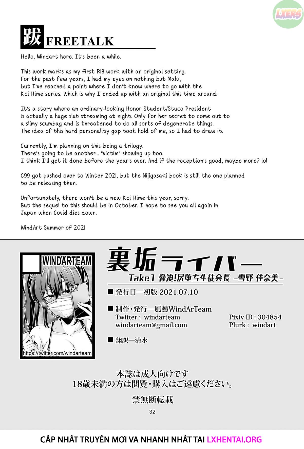 Đọc truyện hentai Uraaka Liver Take 1 Kyouhaku! Kouochi Seitokaichou -Yukino Kanami- - Oneshot