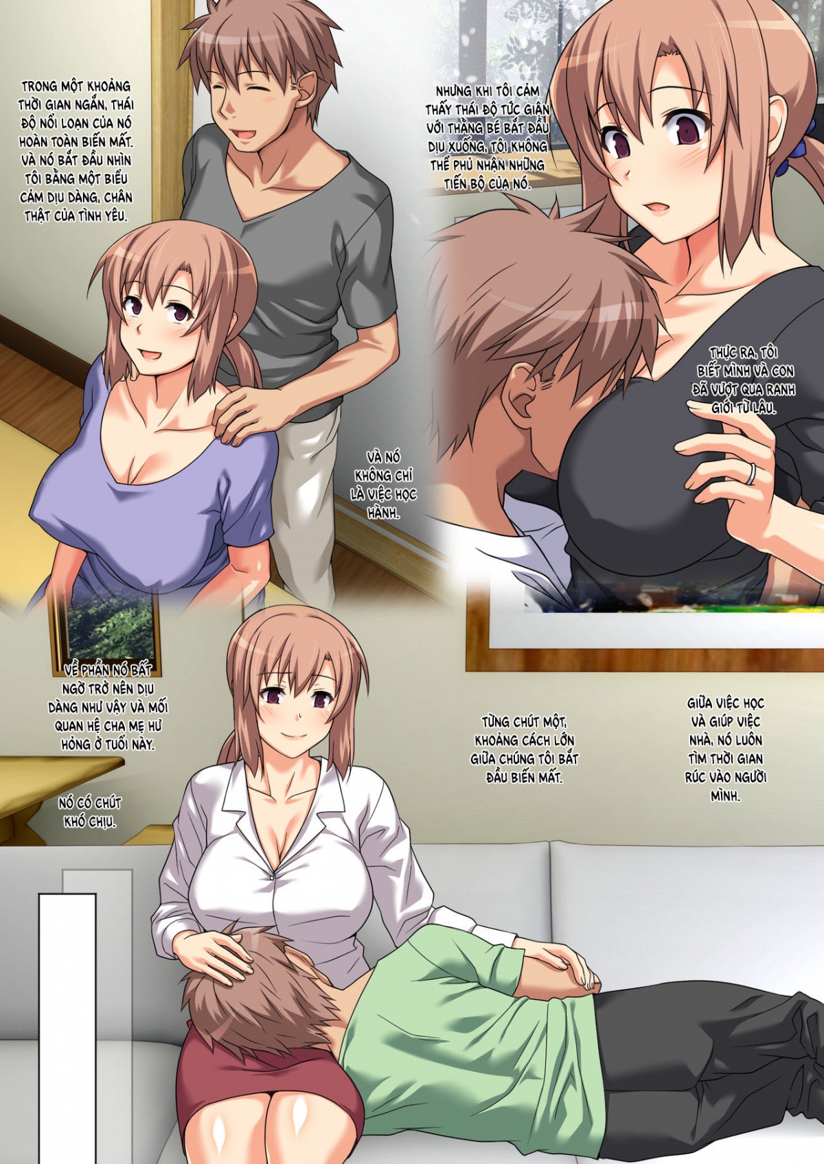Đọc truyện hentai Điều kiện để được mây mưa với mẹ - Chap 2