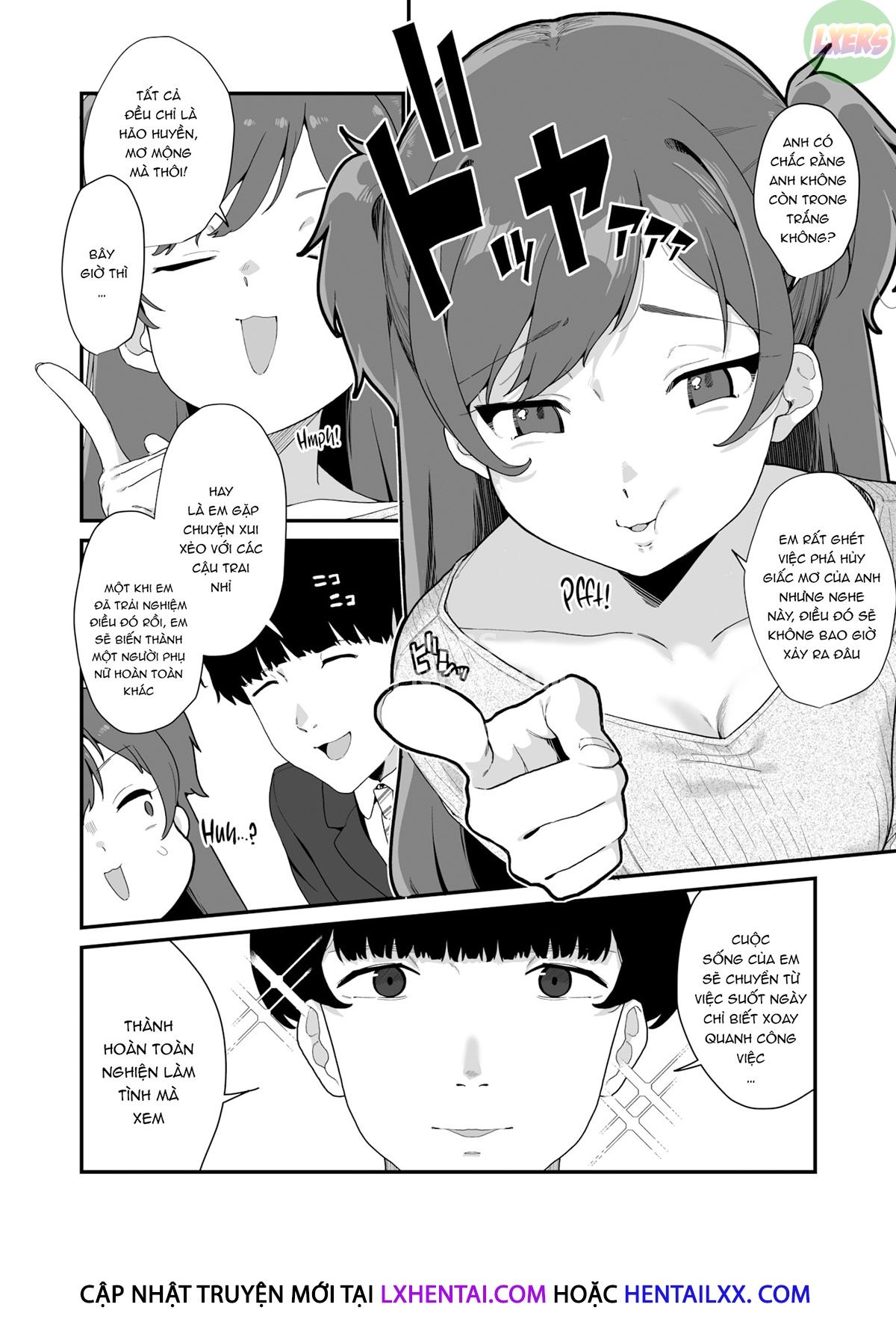 Đọc truyện hentai Bà sếp ngỗ ngược của tôi là một đứa chết nhát - Oneshot