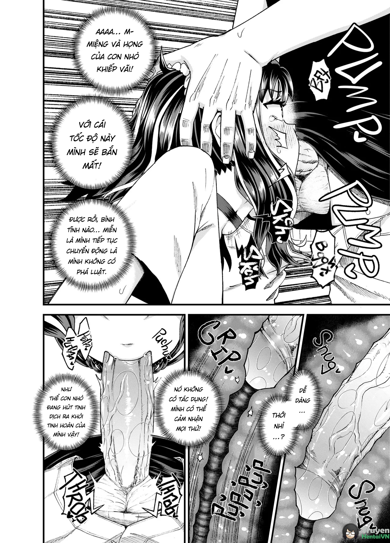 Đọc truyện hentai Uwa, Mesugaki Tsuyoi! | Crap, This Mesugaki's Too Powerful! - Oneshot