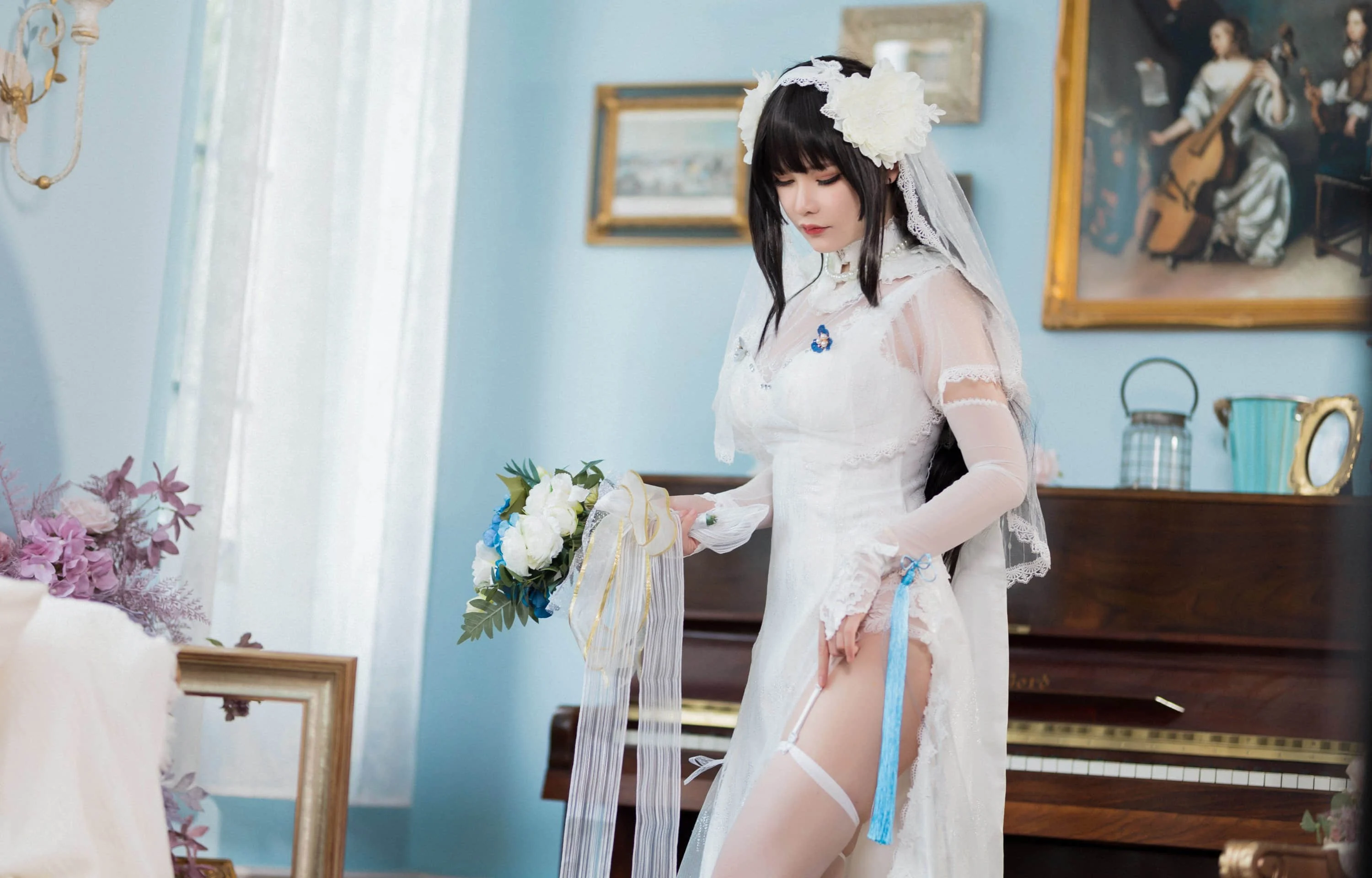 Đọc truyện hentai Tuyển tập Albums siêu phẩm Cosplay - Chap 827 - Qianyu - Yan Newlywed Sexy Bride