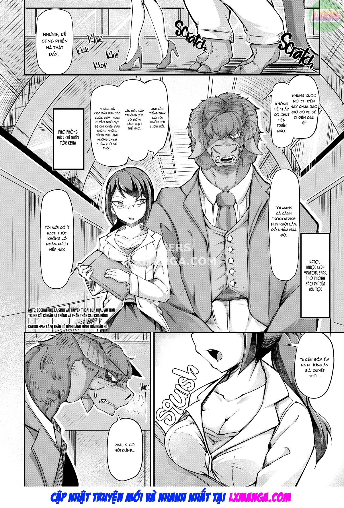 Đọc truyện hentai Tái thiết!? Thụ tinh giữa các loài - Chap 1