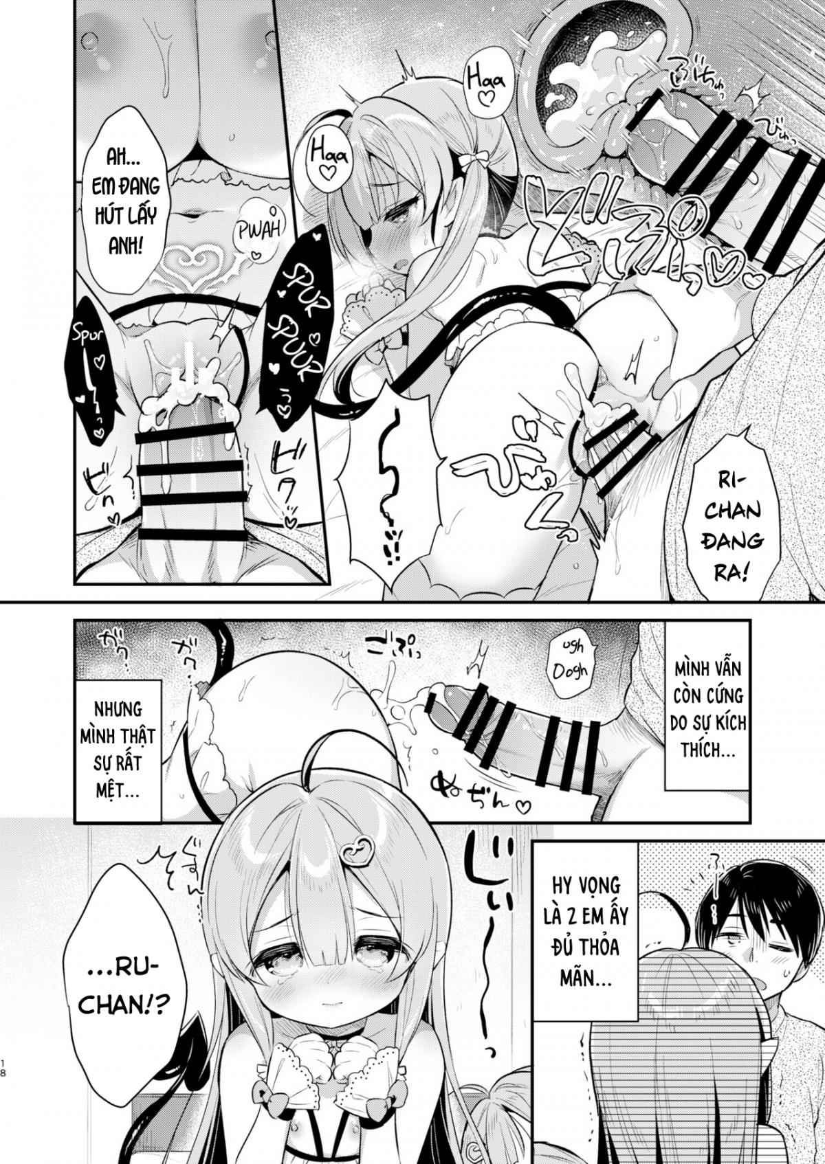 Đọc truyện hentai Cặp song sinh tấn công Succubus-chan - Chap 1