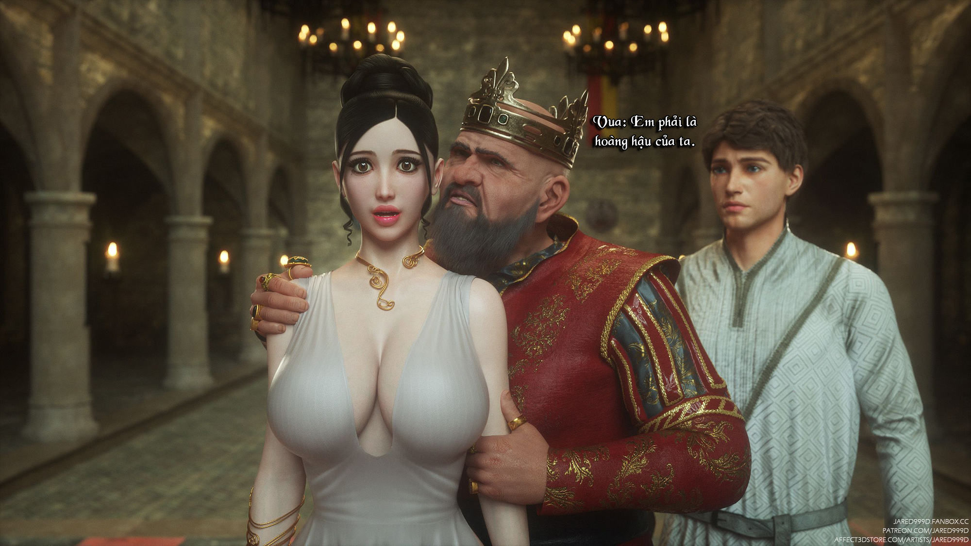 Đọc truyện hentai Fallen Lady - Vol 1 - Chap 3: Em phải là hoàng hậu của ta.