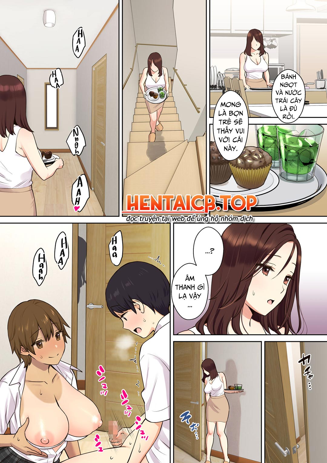 Đọc truyện hentai Chuyện cậu trai bị mất trinh bởi mẹ bạn (gái) - Chap 1