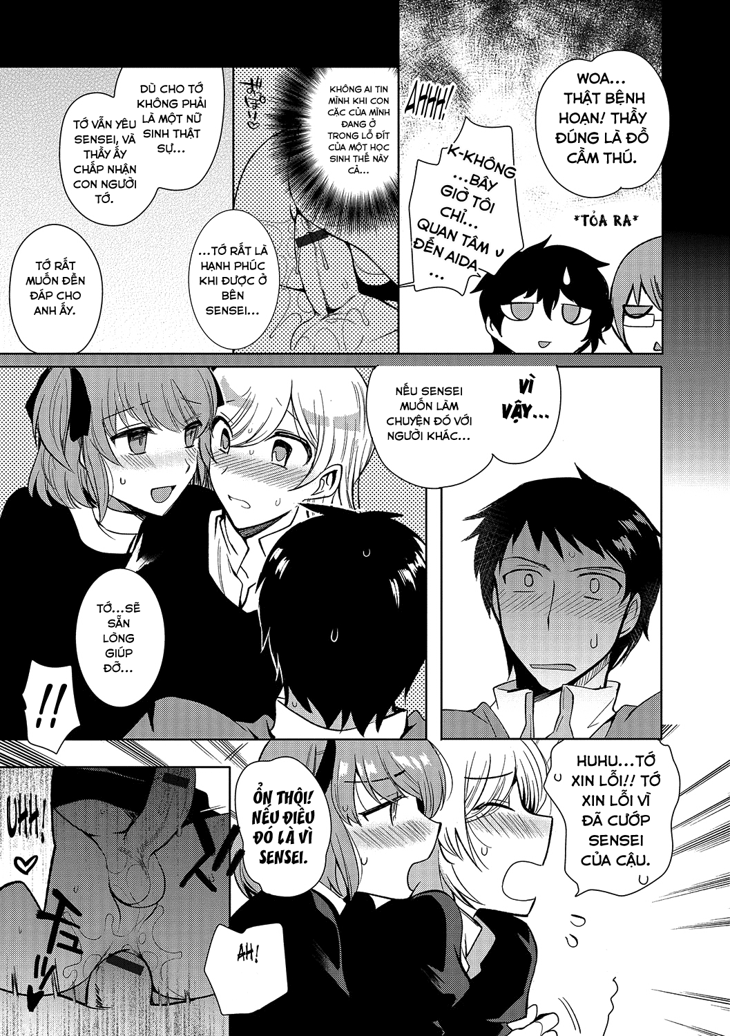 Đọc truyện hentai Trường tư thục dành cho nam sinh - Chap 3 - End