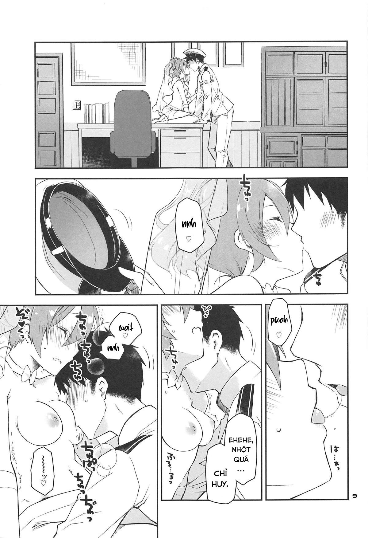 Đọc truyện hentai Mukakin Shikikan wa Javelin ni Eien no Ai o Chikau - Oneshot