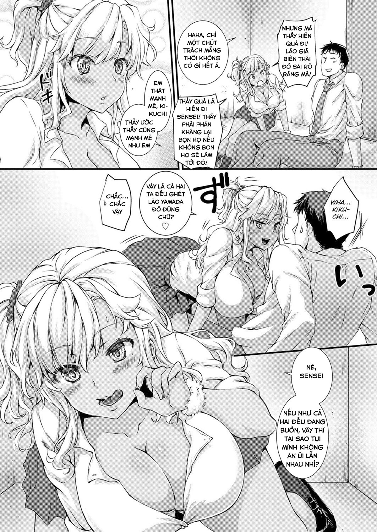 Đọc truyện hentai Anh Thầy Giáo Chính Trực May Mắn Được Cô Nàng Gyaru Ngây Thơ Xinh Đẹp Dú To Hiến Thân - Oneshot