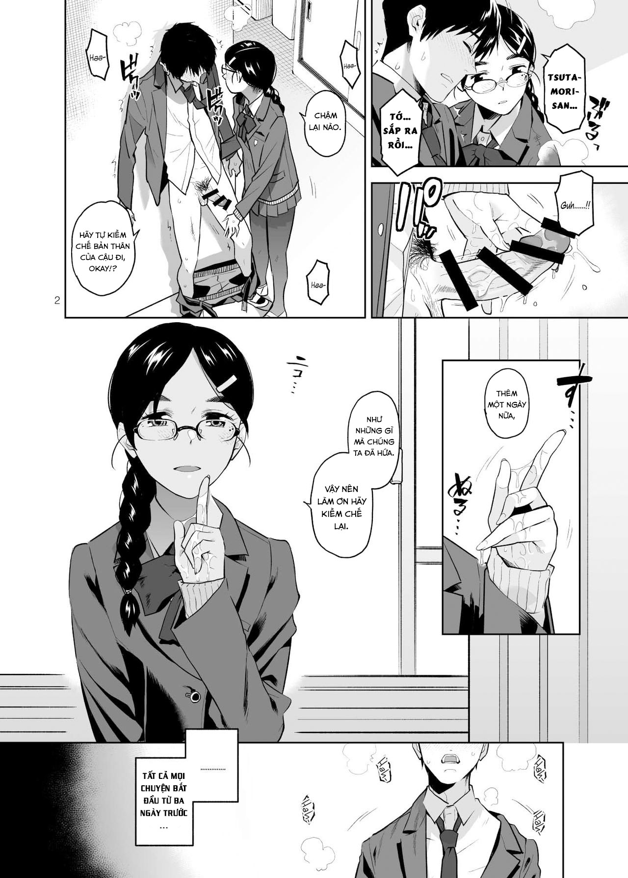 Đọc truyện hentai Majime de Midara na Tsutamori-san - Oneshot