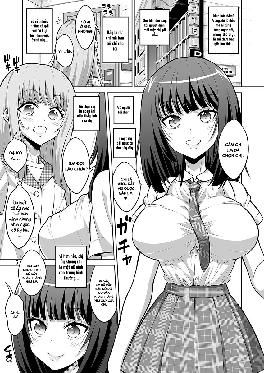 Đọc truyện hentai Otokonoko ga Futanari JK DeliHeal o Yondara Byou de Mesu Ochi - Oneshot
