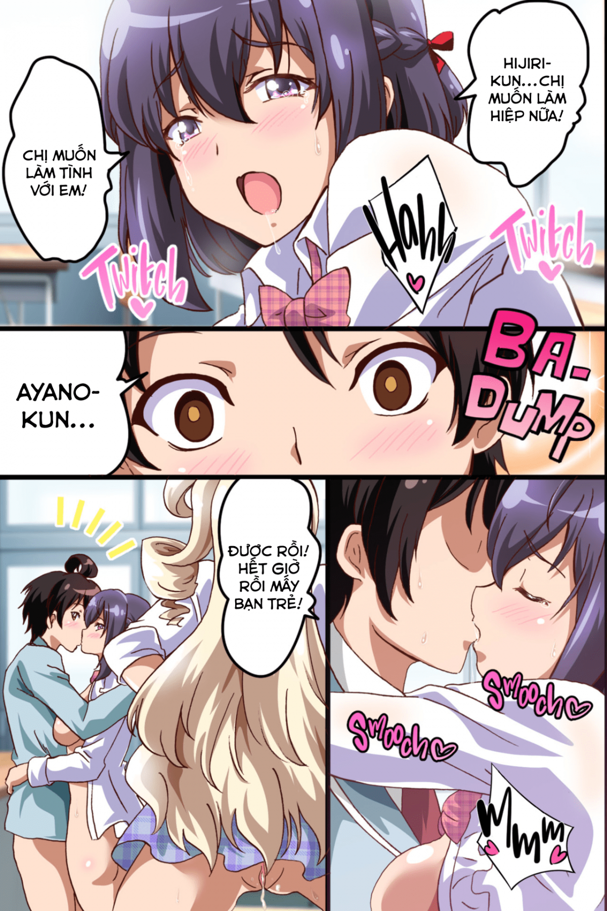 Đọc truyện hentai Búp Bê Kích Dục - Chap 2 - Cùng threesome nào! Risa senpai!