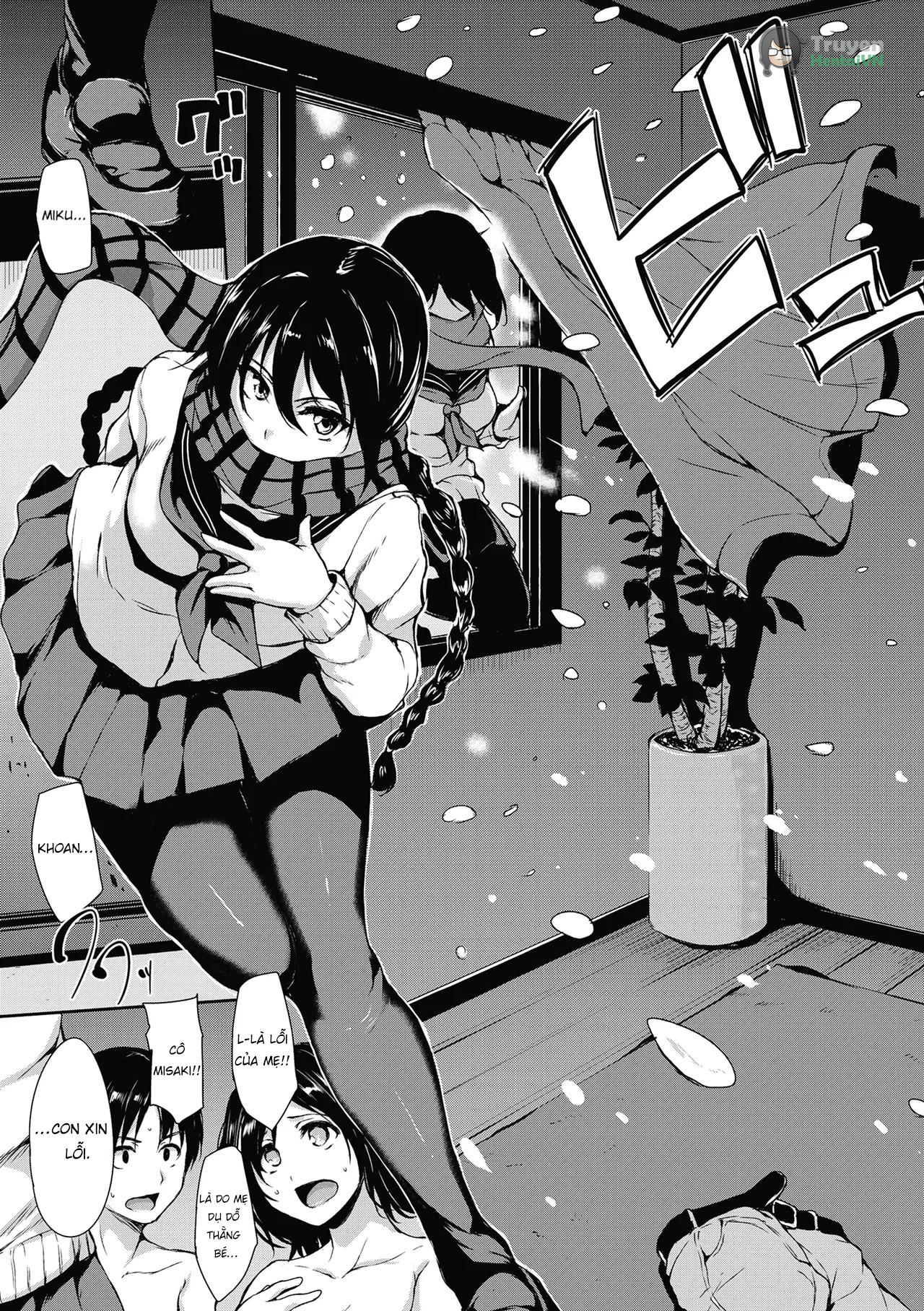 Đọc truyện hentai At Home Harem Fudeoro Sisters - Chap 5 - End