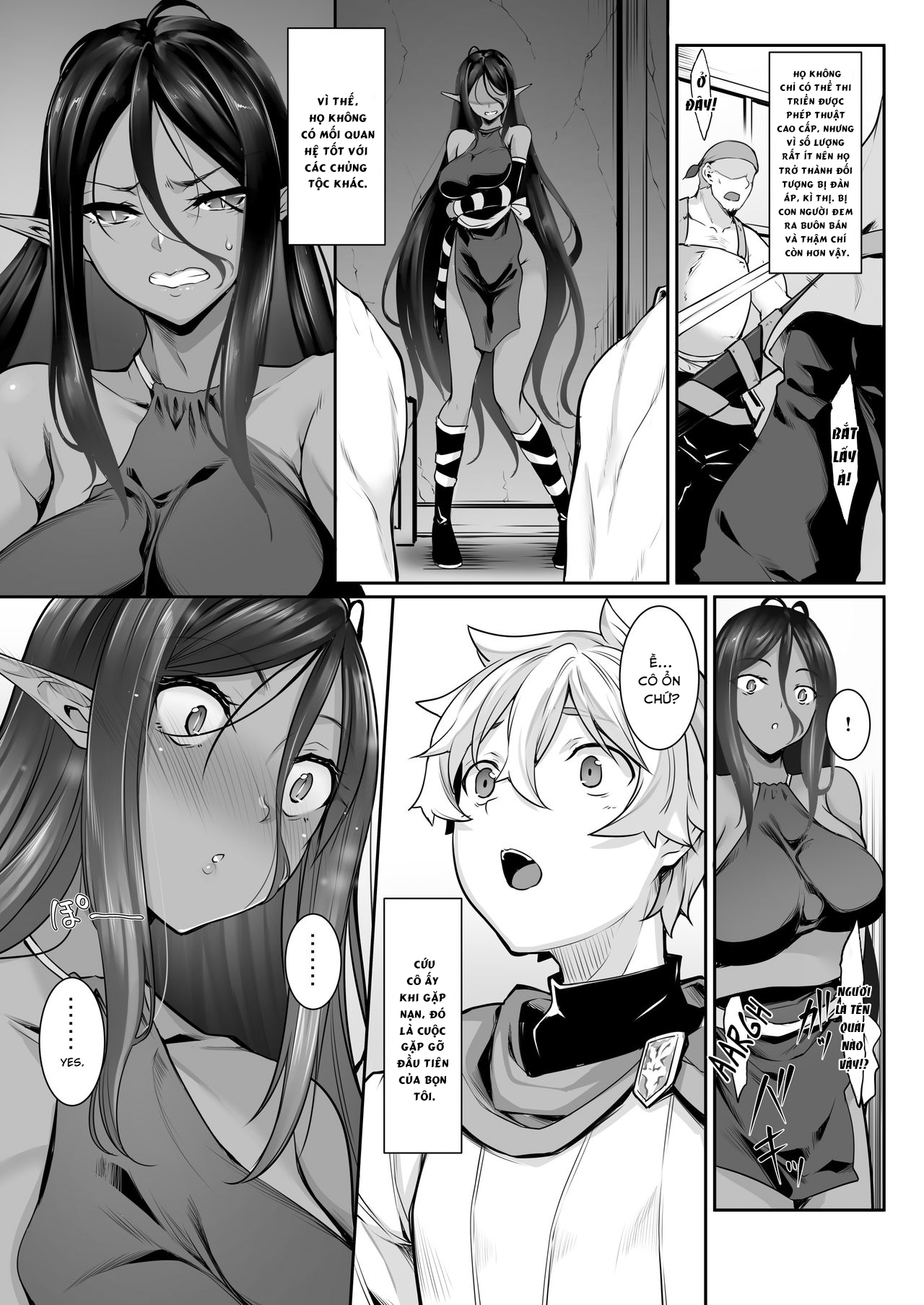 Đọc truyện hentai Nàng dark elf tự cao vì tôi mà đến thế giới khác - Chap 1