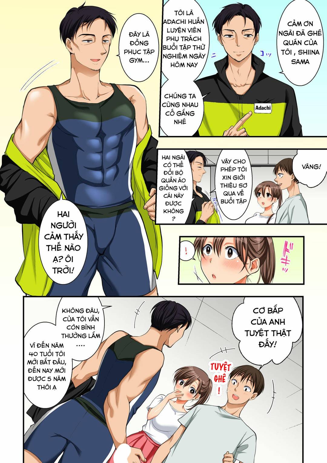Đọc truyện hentai Asedaku Netorare Sports Gym - Oneshot