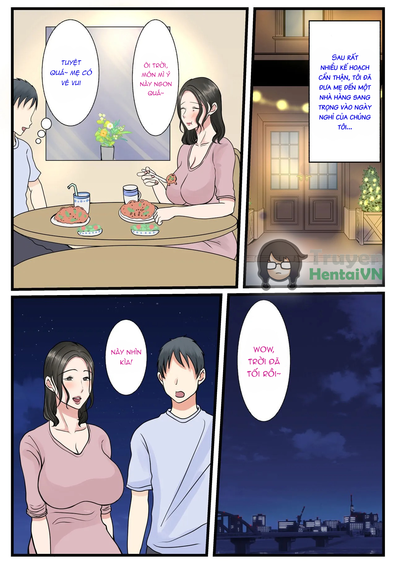 Đọc truyện hentai Shojo no Haha wa Musuko ni Dakarete Ko o Haramu - Oneshot