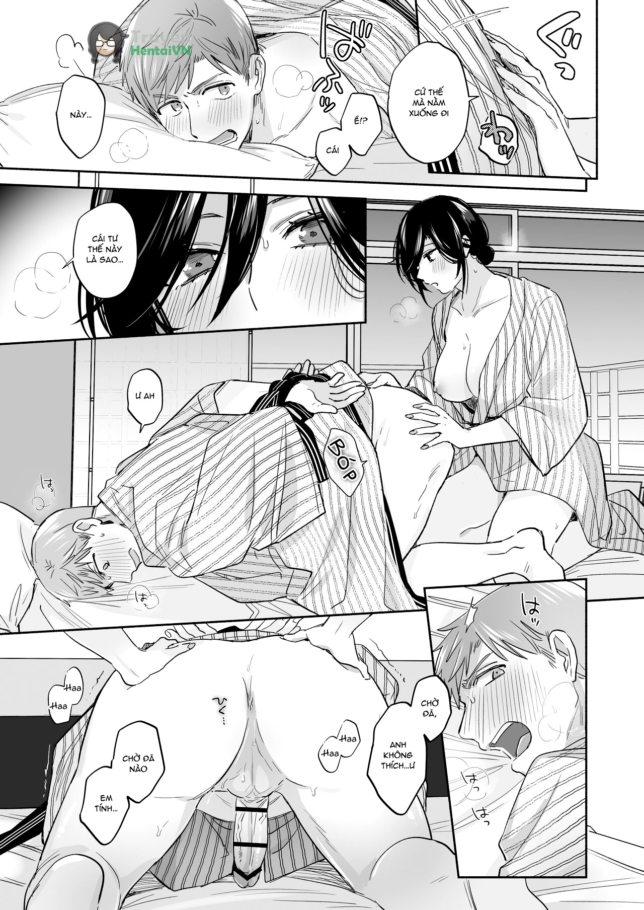 Đọc truyện hentai Suki Araba Kareshi no Seiheki o Yugametai! ~Gaman Genkai!! Icha Love Onsen Ryokou~ - Oneshot