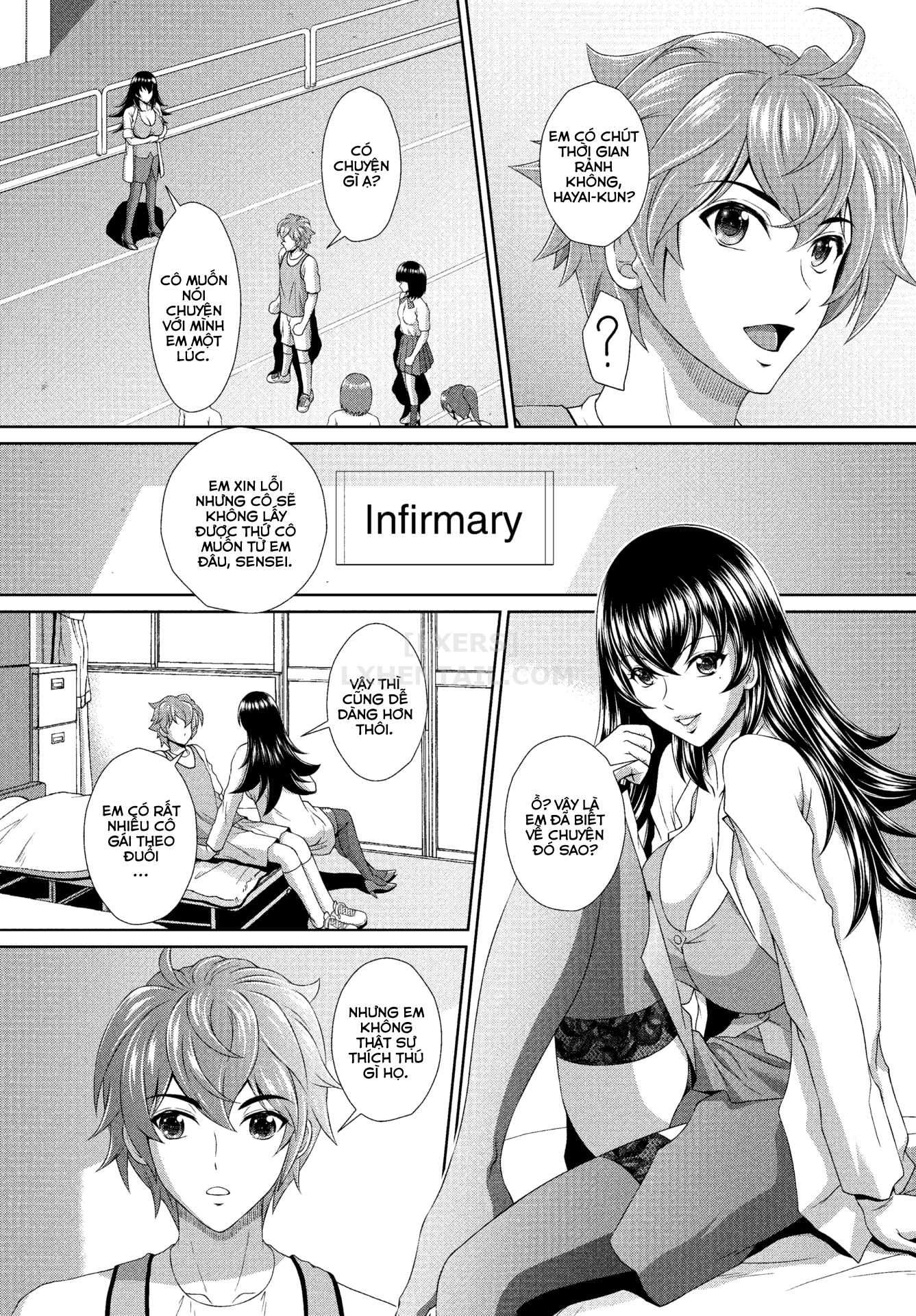 Đọc truyện hentai The School Nurse Is a Sex-Crazed Succubus - Chap 2