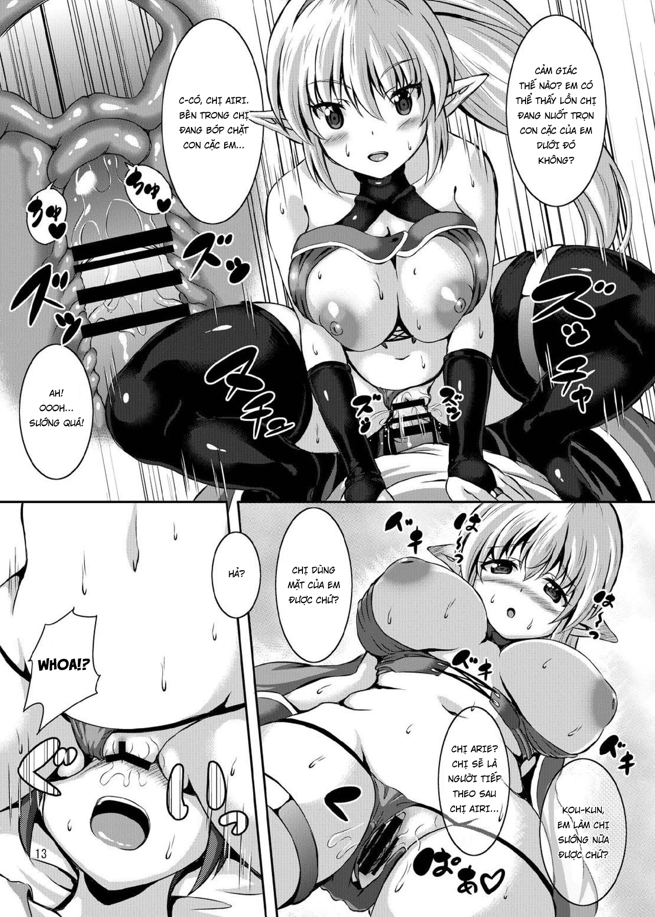 Đọc truyện hentai Tôi và những chị gái ở thế giới song song - Oneshot