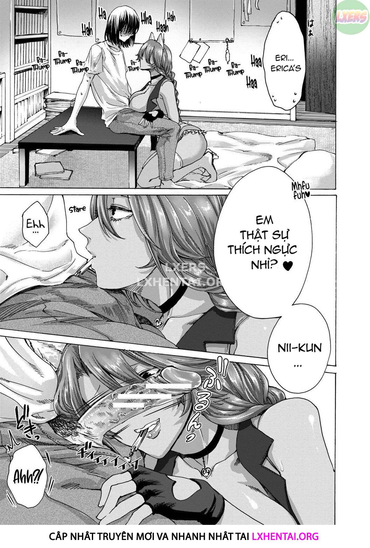 Đọc truyện hentai Cái lỗ thân mật của chị gái và anh trai - Chap 3