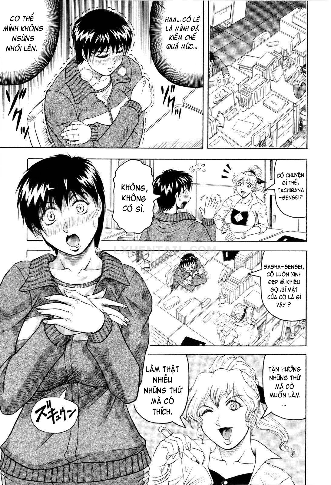 Đọc truyện hentai Sensei Ni Dashitee! - Chap 4