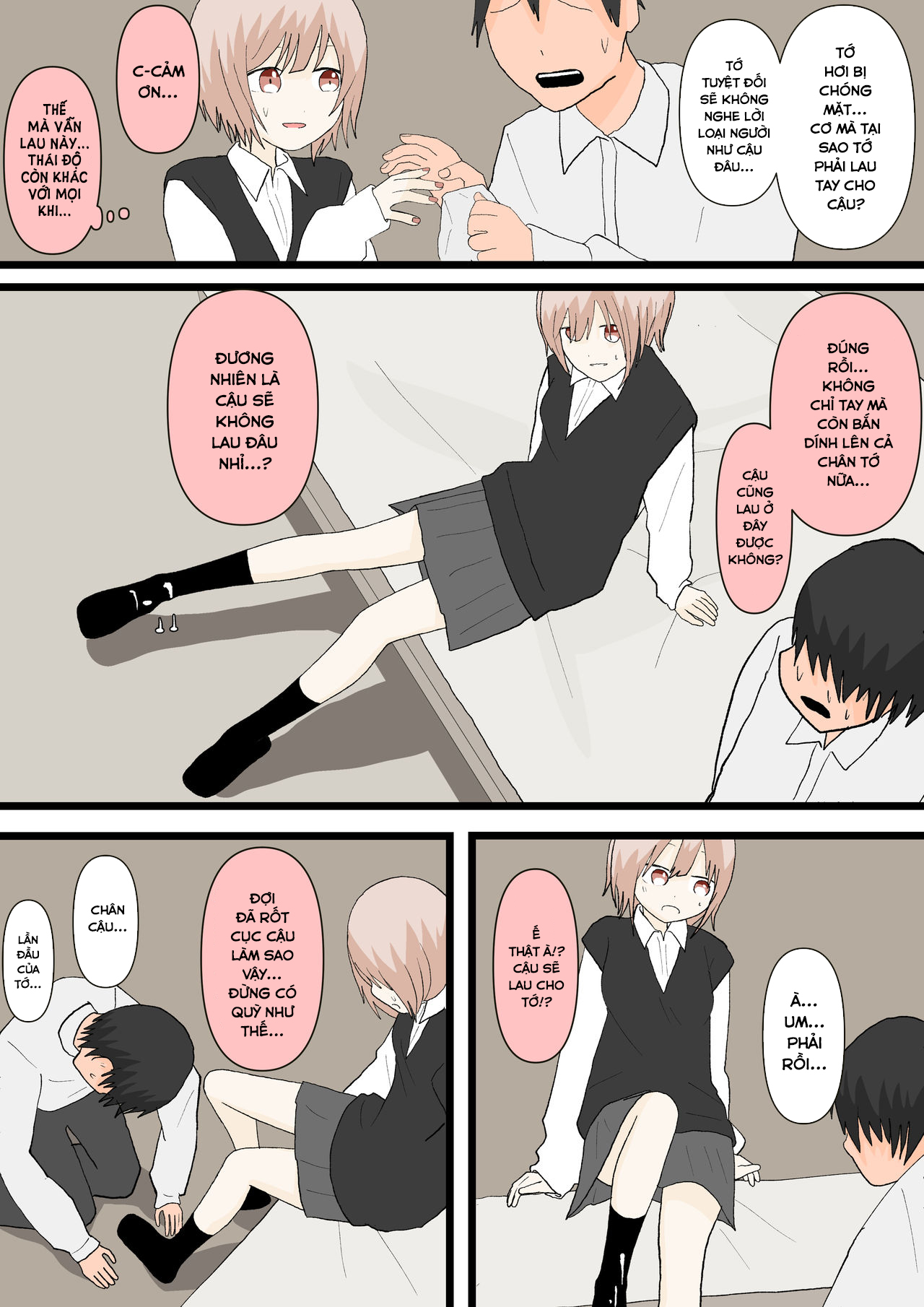 Đọc truyện hentai Người bạn thời thơ ấu và con chó - Oneshot