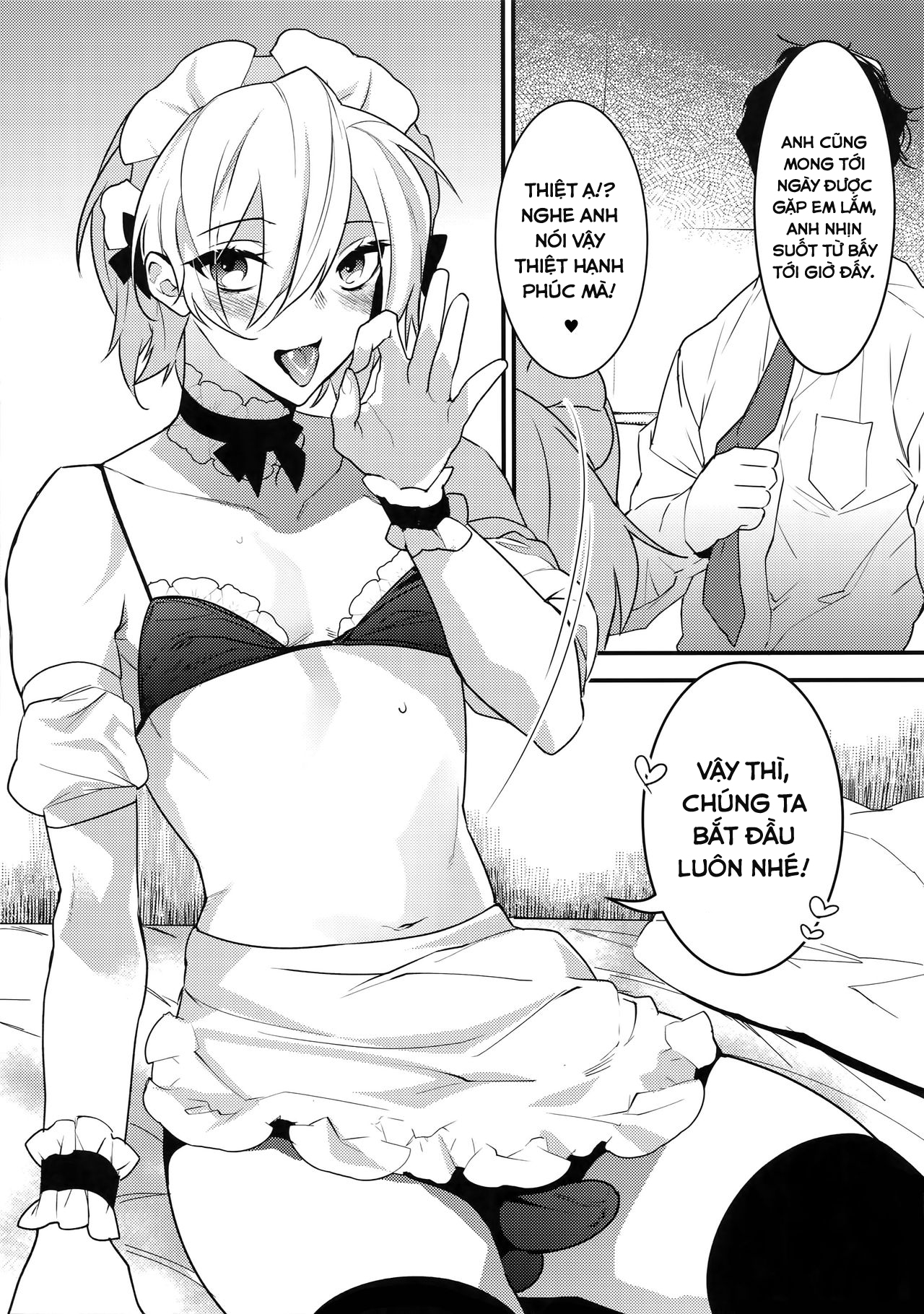 Đọc truyện hentai Dokidoki Mesu Ochi Gohoushi Challenge - Chap 2