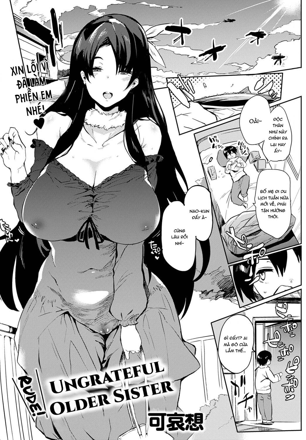 Đọc truyện hentai Rude! Ungrateful Sister - Oneshot