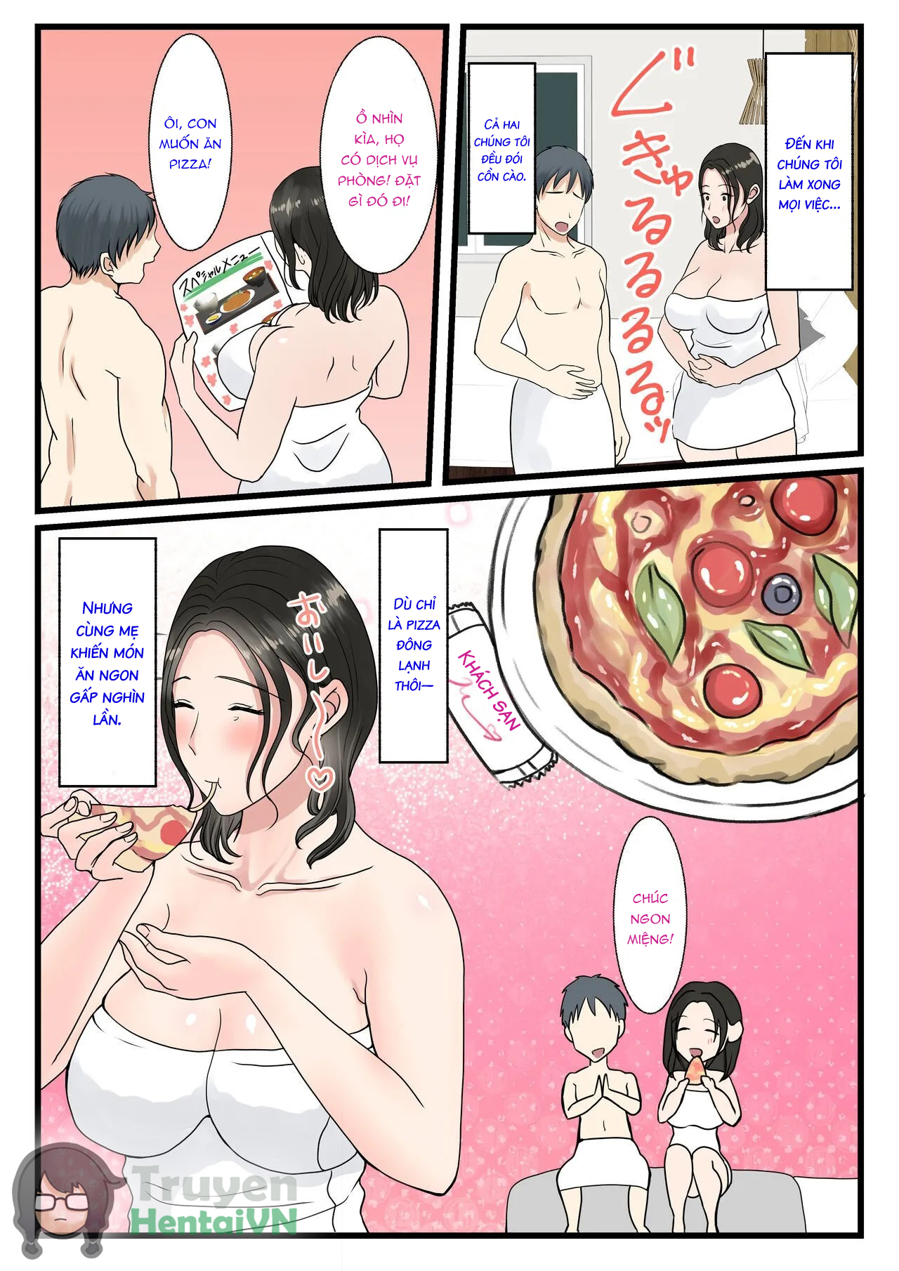 Đọc truyện hentai Shojo no Haha wa Musuko ni Dakarete Ko o Haramu - Oneshot