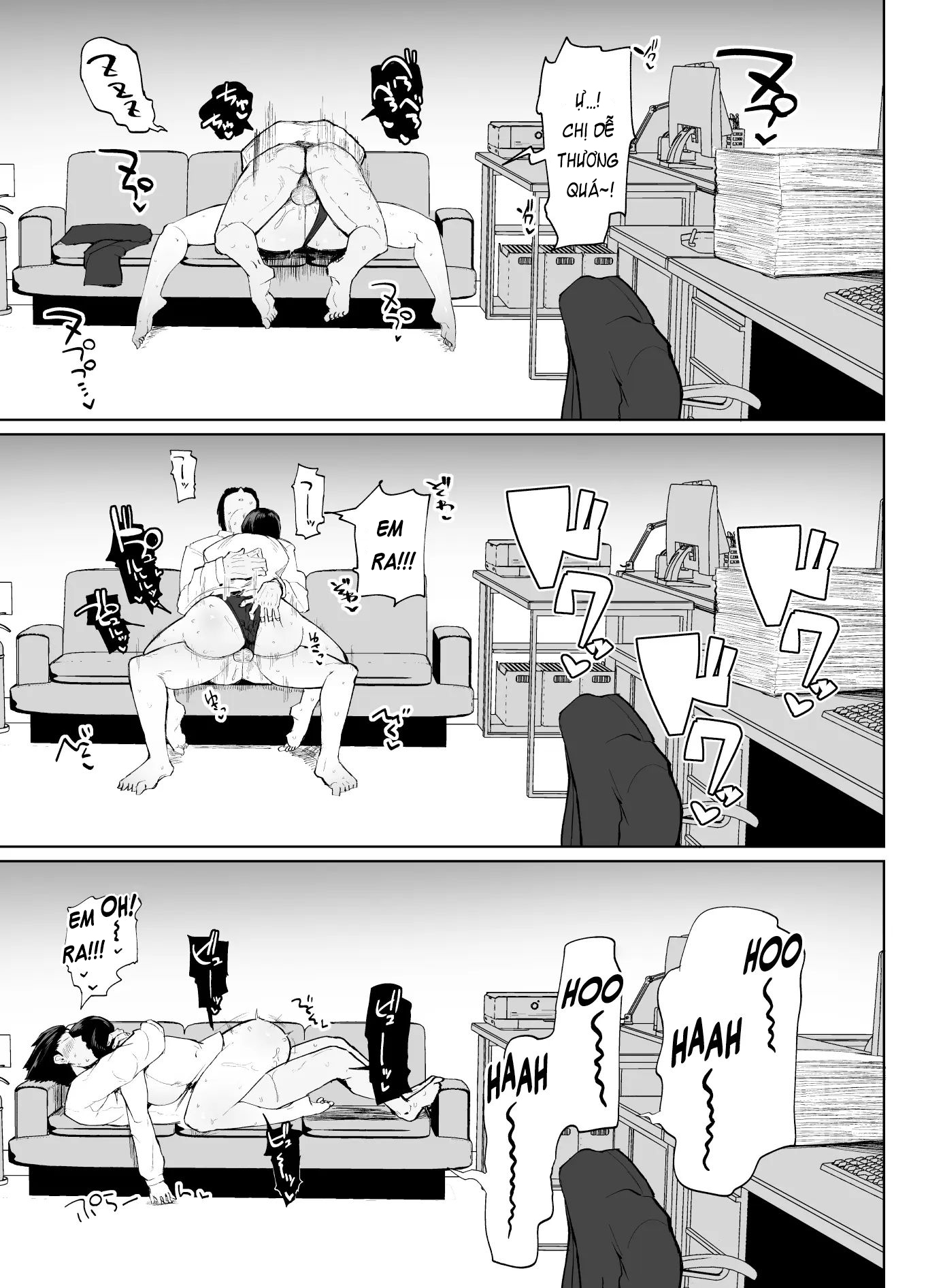 Đọc truyện hentai Moshimo Tenshoku-saki no On'na Joushi ga Misuteriasude o Iroke Tappuri no Chou Sasoi Uke Mazodattara… - Oneshot