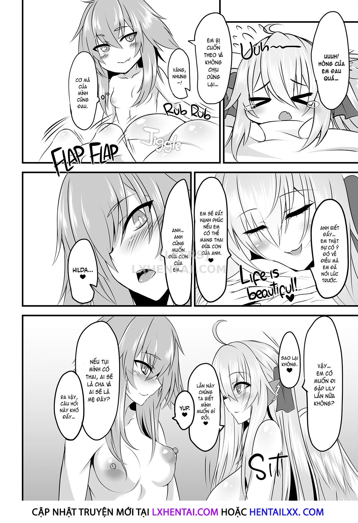 Đọc truyện hentai Two Flowers for Two Delivery Girls - Oneshot