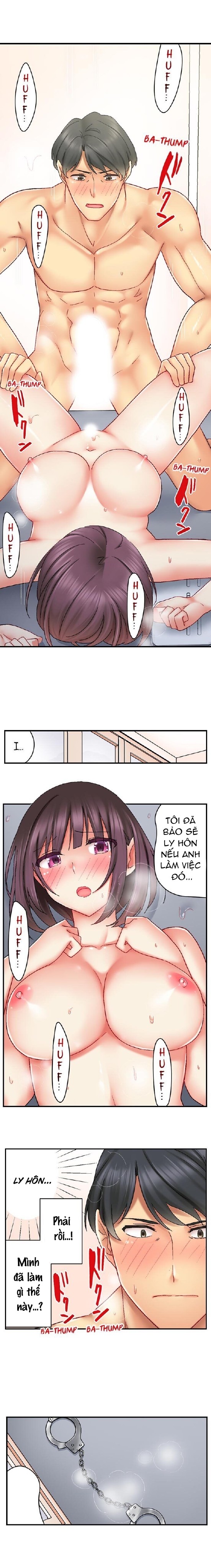 Đọc truyện hentai Cuộc sống của cặp đôi mới cưới - Chap 4: Ngủ chung