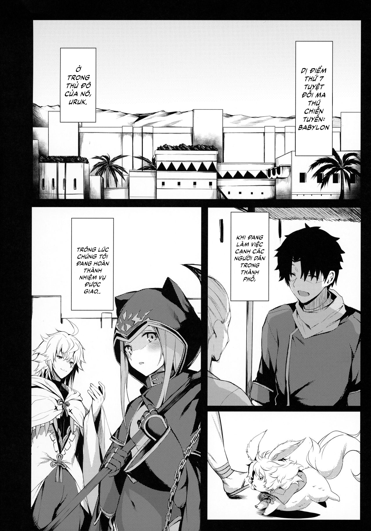 Đọc truyện hentai [Fate] Hoạt Động Bí Mật Cùng Mash - Oneshot